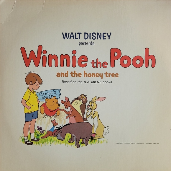 Classic VTG Winnie the Pooh LP and Book - Picture 4 of 10